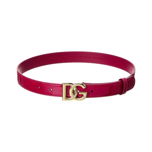 Dolce & Gabbana dg logo patent belt