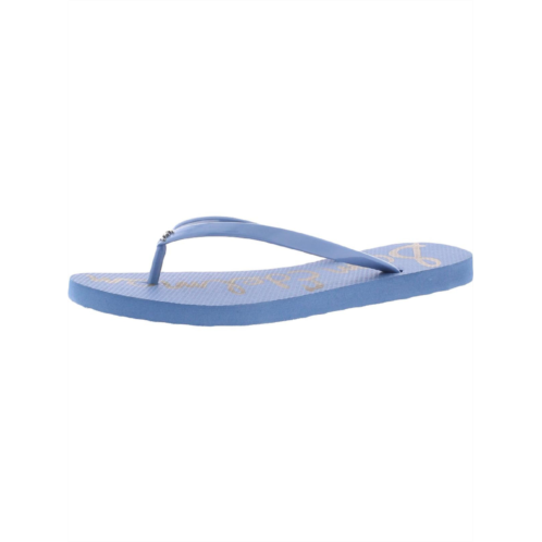 Sam Edelman skye womens logo slip on flip-flops