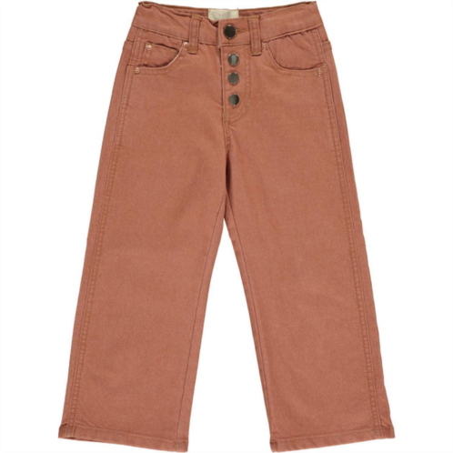 VIGNETTE girls hayden wide leg pants in rust