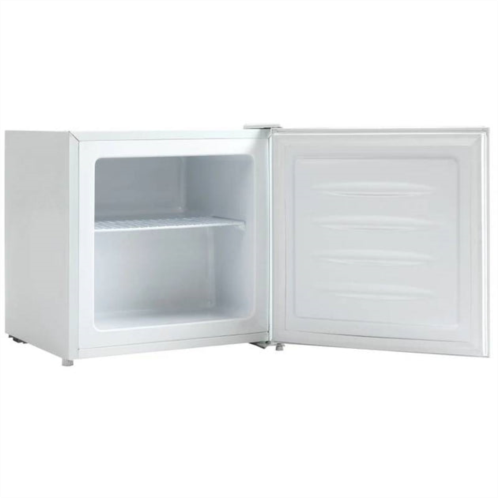 QuikFurn compact countertop upright mini freezer 1.1 cu.ft, white