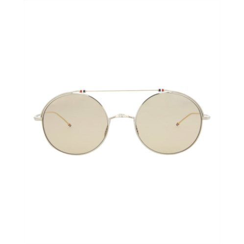 Thom Browne round-frame metal sunglasses