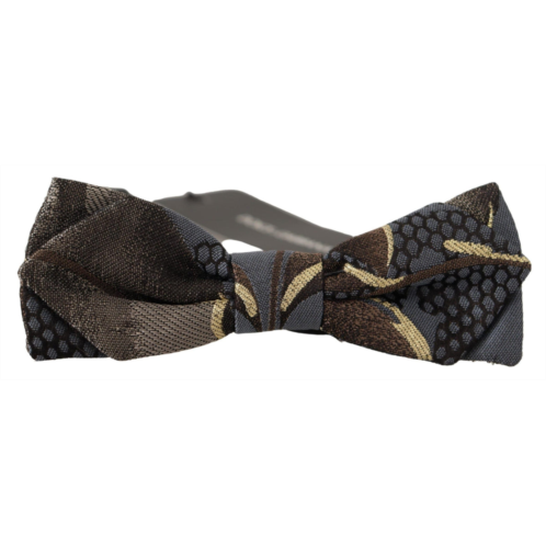 Dolce & Gabbana elegant silk bow mens tie