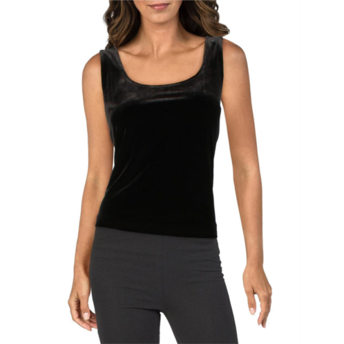 Alex Evenings womens velvet sleeveless tank top