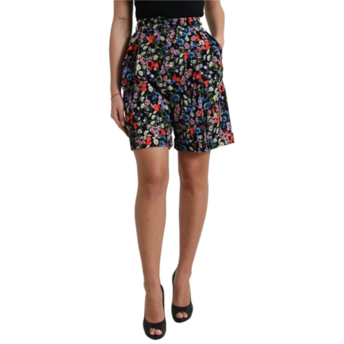 Dolce & Gabbana chic floral high waist hot pants womens shorts