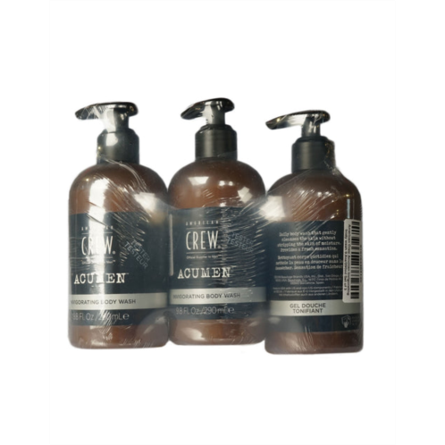 American Crew acumen invigorating body wash 9.8 oz set of 3