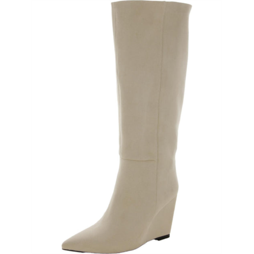 Jeffrey Campbell katerina womens stretch faux suede knee-high boots