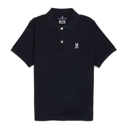 Psycho Bunny navy classic logo polo