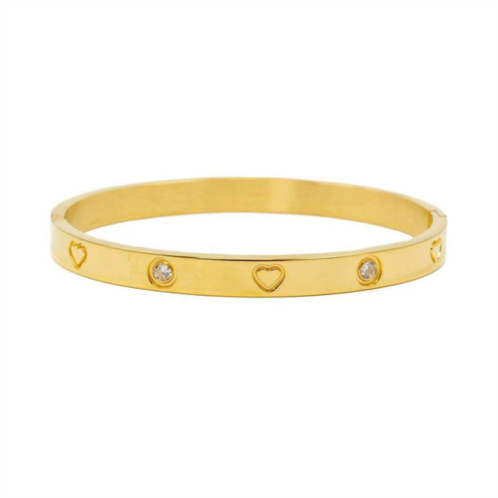 BRACHA blessing bangle in gold