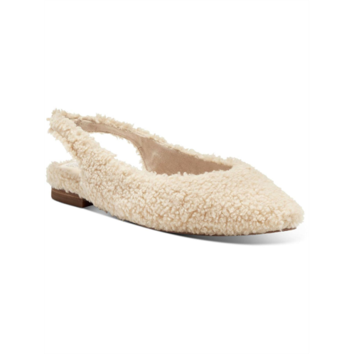 Vince Camuto presnue womens faux fur slip on slingbacks