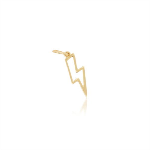 The Lovery mini gold lightning bolt charm