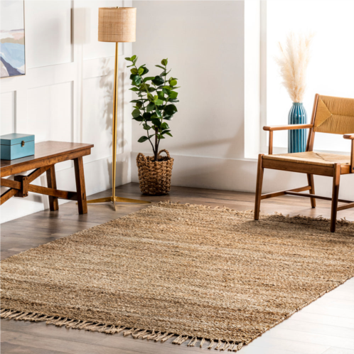 NuLOOM handmade benavides tassel area rug