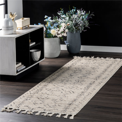 NuLOOM meredith moroccan tassel area rug