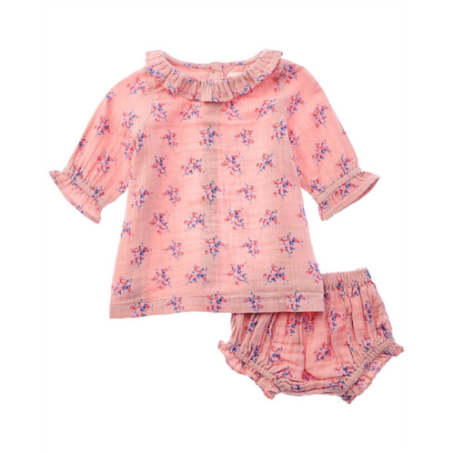 Babycottons plumas ruffle dress