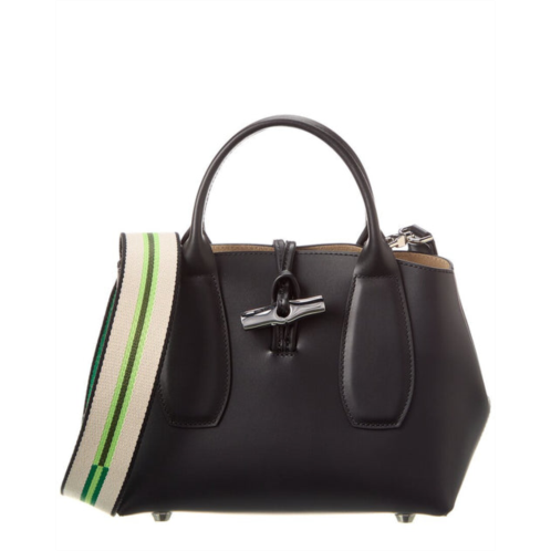 Longchamp roseau small leather handbag