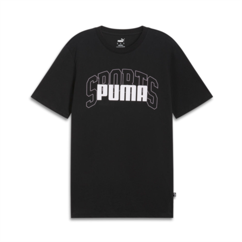 Puma mens collegiate logo tee