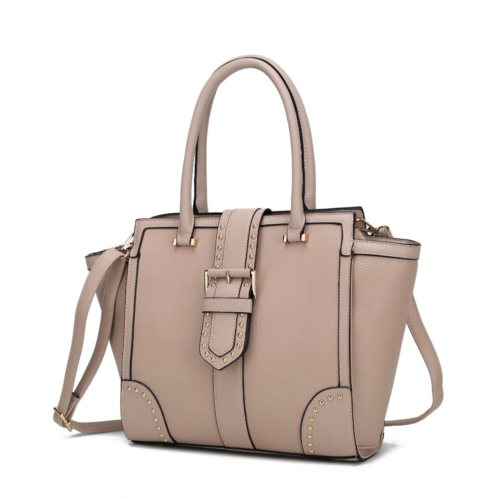 MKF Collection By Mia K. ilana satchel vegan leather womens handbag