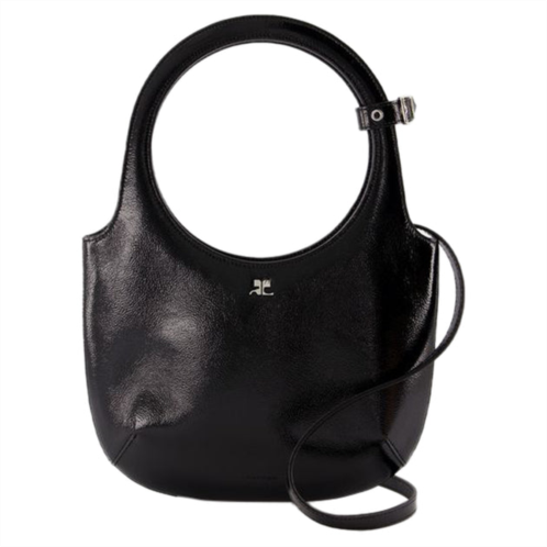 holy purse - courreges - leather - black