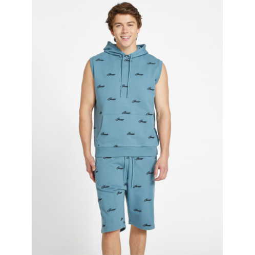 Guess Factory derek logo sleeveless hoodie