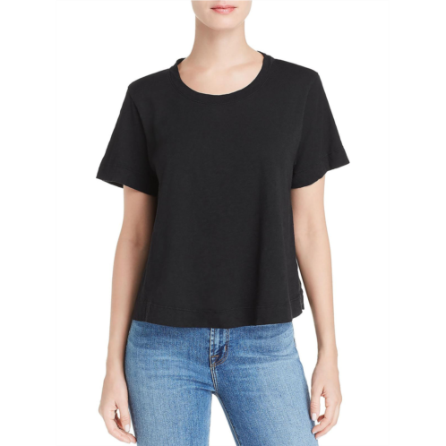 Velvet womens cotton crew neck t-shirt