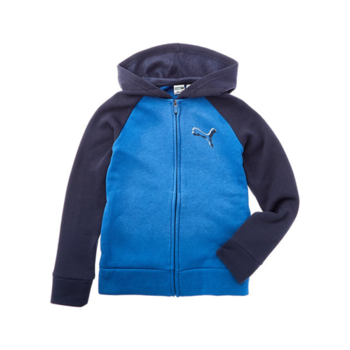 PUMA amplified pack fleece zip-up hoodie