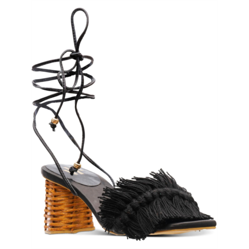 Silvia Cobos canasto fringe womens leather dressy heels