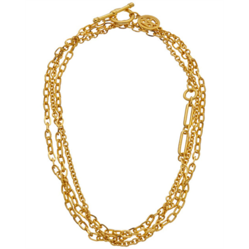 ben-amun gold link 24k plated necklace