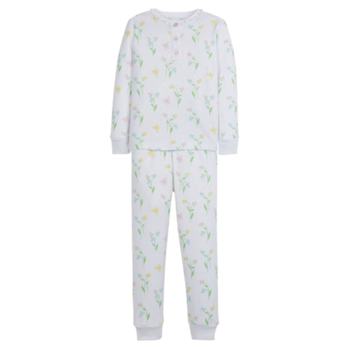 LITTLE ENGLISH kids printed pajamas in butterfly garden