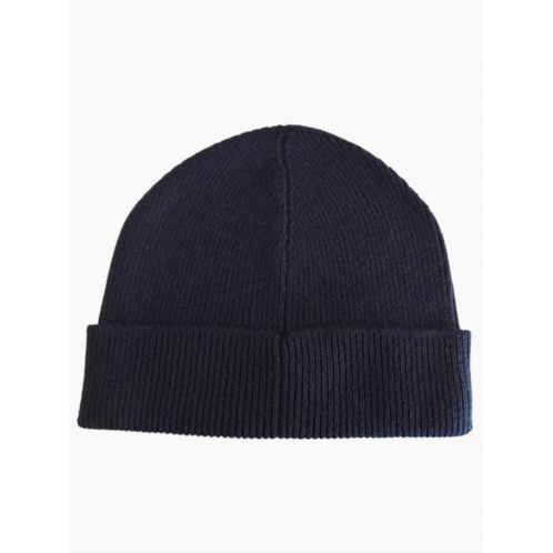 Jumper1234 womens ribbed turnback hat in navy