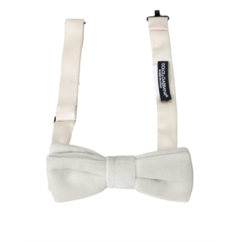 Dolce & Gabbana suede cotton adjustable neck men bow mens tie