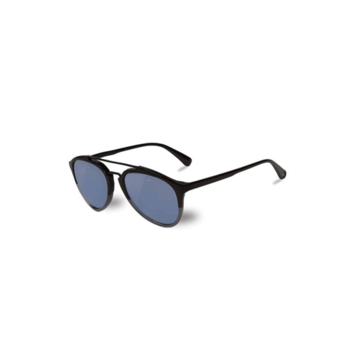 VUARNET mens cable car sunglasses in shiny black