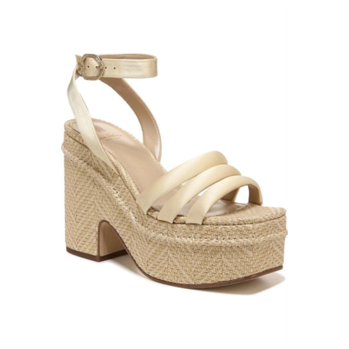 Sam Edelman tibby platform heel sandal in washed lemon