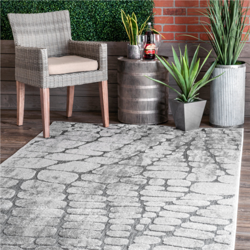 NuLOOM jaycee textured stone indoor/outdoor area rug