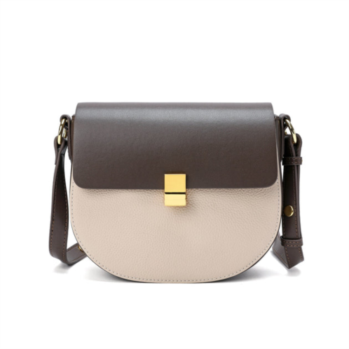 Tiffany & Fred Paris tiffany & fred two tone full-grain crossbody/shoulder bag