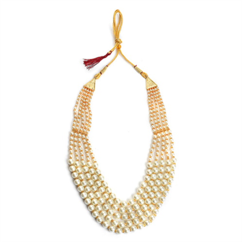 SOHI gold-toned white gold-plated chain