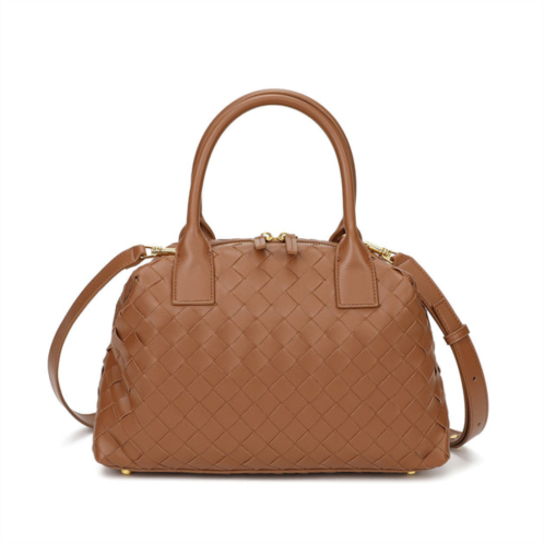 Tiffany & Fred Paris tiffany & fred woven leather large satchel/shoulder bag