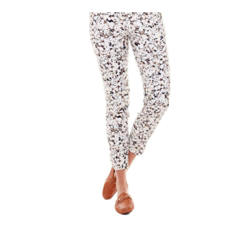 Up! shrub floral pant in beige/multi