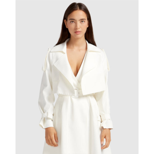 Belle&Bloom manhattan cropped trench