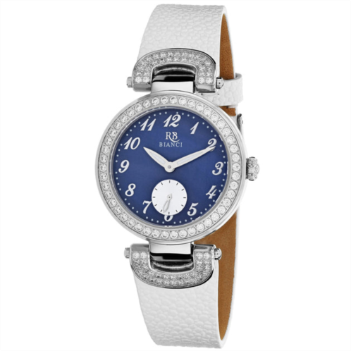 Roberto Bianci womens blue mother of pearl dial watch