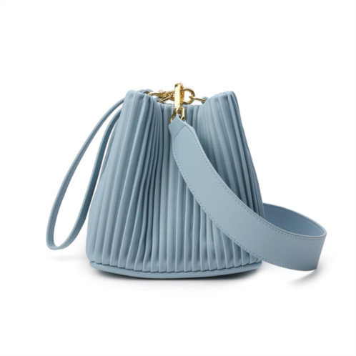 Tiffany & Fred Paris tiffany & fred pleated leather shoulder bag