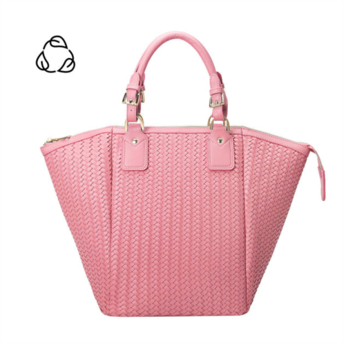 Melie Bianco valerie pink recycled vegan tote bag