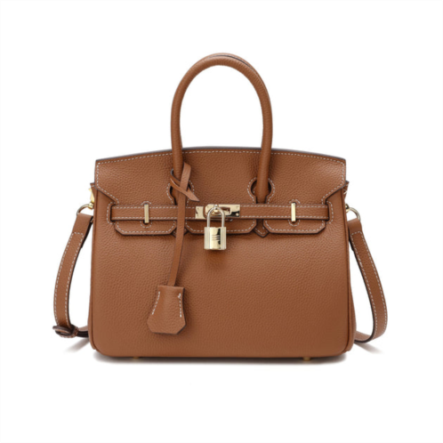 Tiffany & Fred Paris tiffany & fred top-grain leather shoulder bag