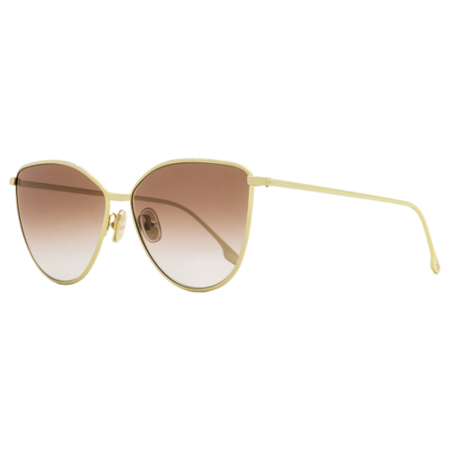 Victoria Beckham womens cat-eye sunglasses vb209s 722 gold 59mm