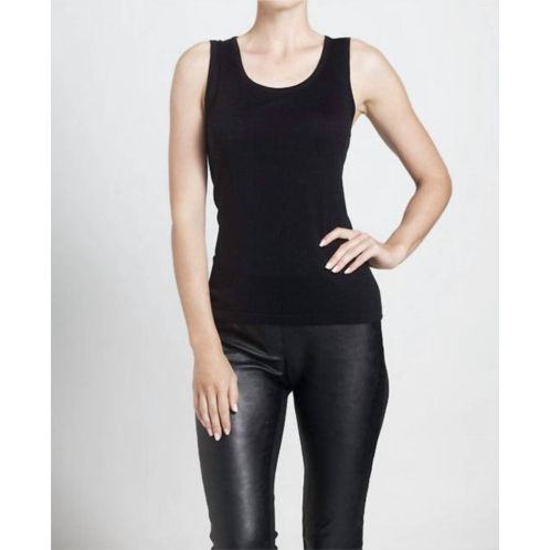 ANGEL bra-friendly tank top in black