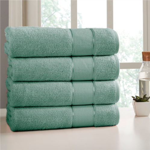 Modern Threads 4-pack spunloft bath sheet