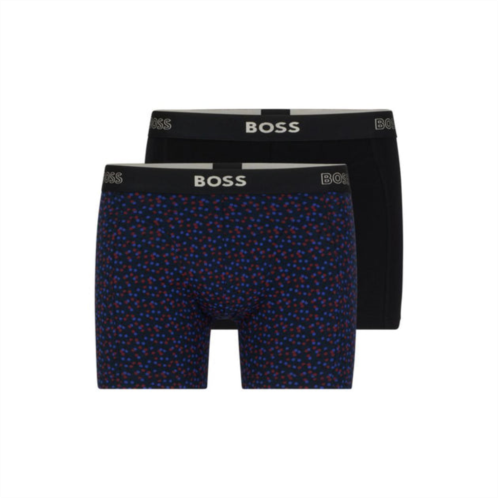 BOSS two-pack of boxer briefs with logo waistbands