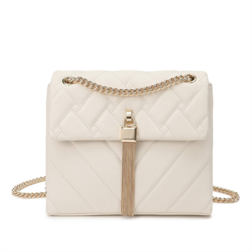 Tiffany & Fred Paris tiffany & fred quilted sheepskin tassel crossbody