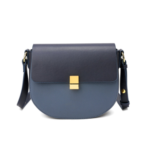 Tiffany & Fred Paris tiffany & fred two tone full-grain crossbody/shoulder bag