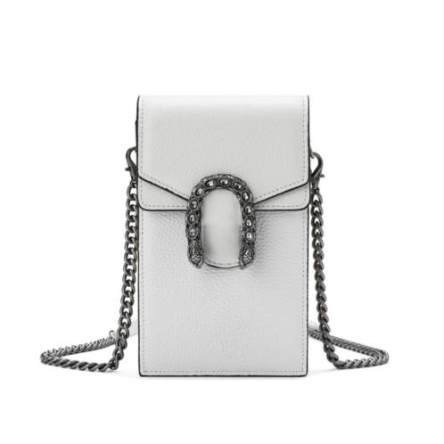 Tiffany & Fred Paris tiffany & fred full-grain leather crossbody/ phone bag