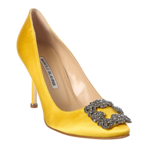 Manolo Blahnik hangisi 90 satin pump