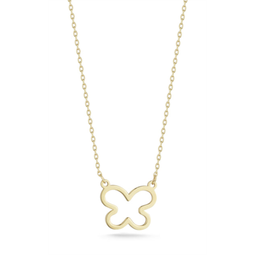 Ember Fine Jewelry 14k gold butterfly necklace